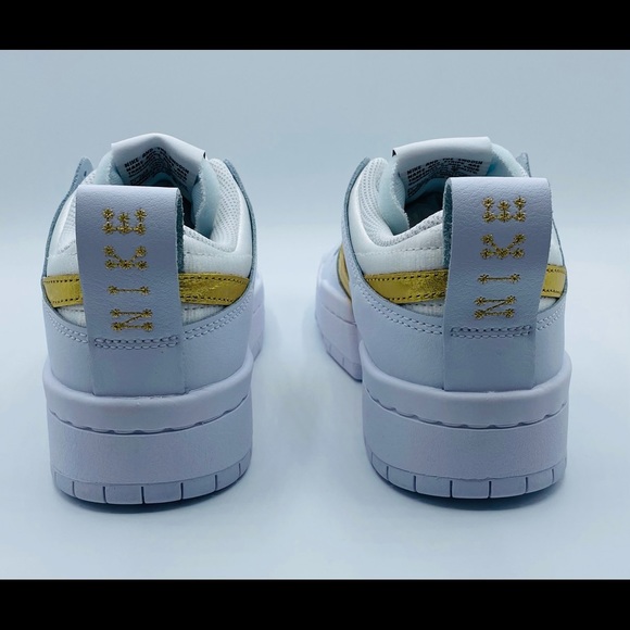 New✨Nike Dunk Disrupt White and Gold - Picture 2 of 4